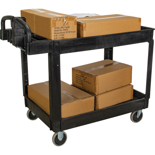 Chariot utilitaire, 2 tiers, 25-5/8" x 33-1/2" x 43-3/4", Capacit&eacute; 550 lb Toolneeds Inc.