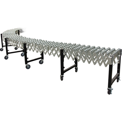 Expandable Conveyor, 23" W x 24' L, 200 lbs. per lin. ft. Capacity Toolneeds Inc.