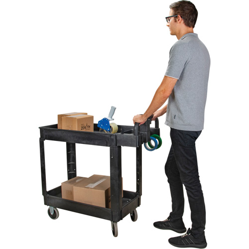 Chariot utilitaire, 2 tiers, 17-1/8" x 33-1/2" x 37-5/8", Capacit&eacute; 550 lb Toolneeds Inc.