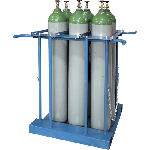 Support de rangement pour 6 cylindres pour chariot &eacute;l&eacute;vateur Toolneeds Inc.