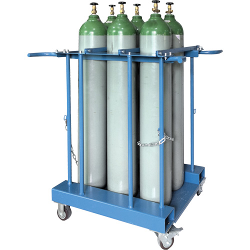 Support de rangement pour 6 cylindres pour chariot &eacute;l&eacute;vateur Toolneeds Inc.