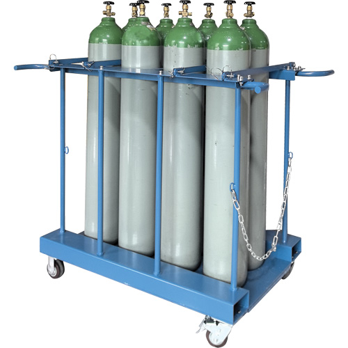Support de rangement pour 8 cylindres pour chariot &eacute;l&eacute;vateur Toolneeds Inc.