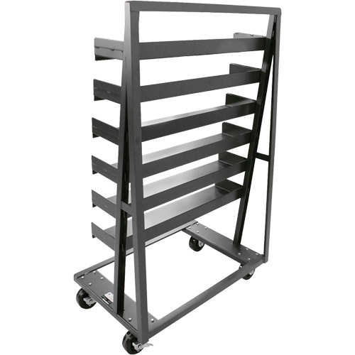 Single-Sided Heavy Duty A-Frame Cart with 6 Trays, 38" x 25" x 63", 2500 lbs. Capacity Toolneeds Inc.