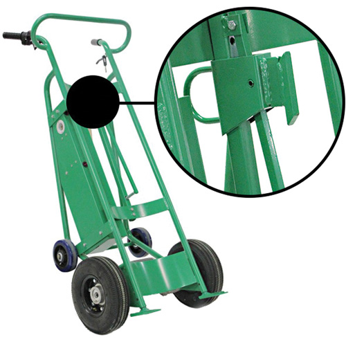 Powered Drum Hand Truck with Pneumatic Wheels Toolneeds Inc.