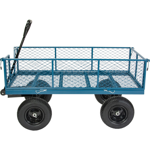 Wagon with Drop Sides, 24" W x 48" L, 800 lbs. Capacity Toolneeds Inc.