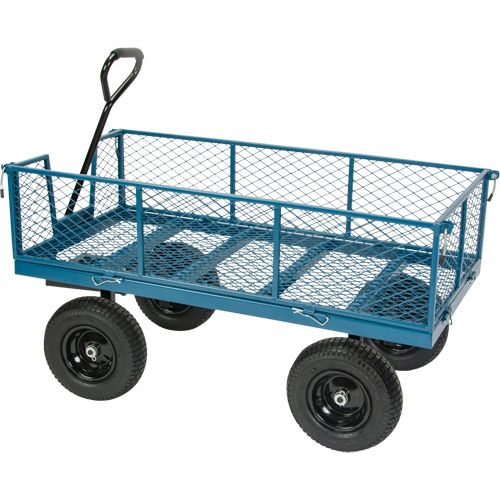Wagon with Drop Sides, 24" W x 48" L, 800 lbs. Capacity Toolneeds Inc.