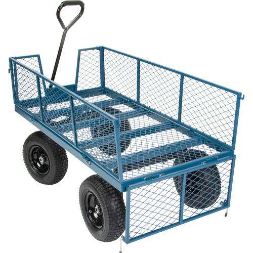 Wagon with Drop Sides, 24" W x 48" L, 800 lbs. Capacity Toolneeds Inc.