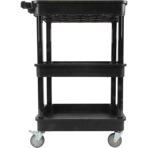 Utility Cart with Deep Lip Shelf, 3 Tiers, 19" x 39-1/2" x 28-1/4", 330 lbs. Capacity Toolneeds Inc.