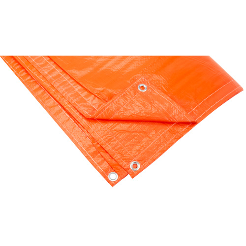 B&acirc;ches isol&eacute;es, Poly&eacute;thyl&egrave;ne, Orange, 20' x 12' x 8 mils Toolneeds Inc.