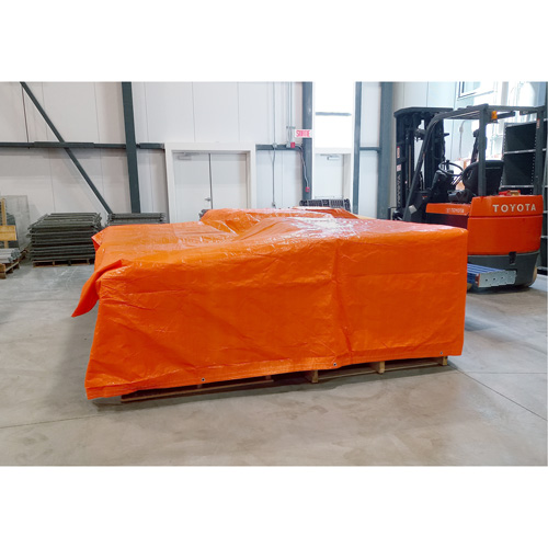 B&acirc;ches isol&eacute;es, Poly&eacute;thyl&egrave;ne, Orange, 20' x 12' x 8 mils Toolneeds Inc.
