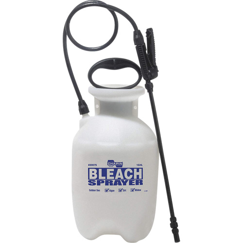 R&eacute;servoir avec pulv&eacute;risateur deau de javel pour d&eacute;sinfecter, 1 gal. (3,8 L), Polypropyl&egrave;ne, Lance de 12" Toolneeds Inc.