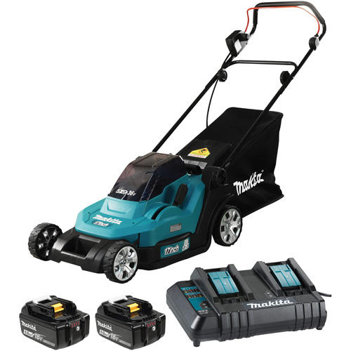 36V 5.0 Ah LXT Lawn Mower Kit, Push Walk-Behind, Battery Powered, 17" Cutting Width Toolneeds Inc.