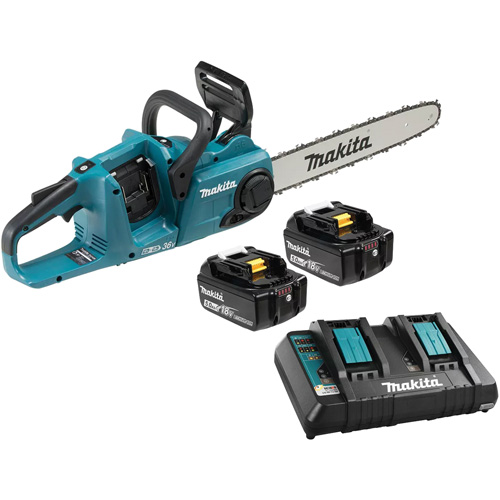 Ensemble de scie &agrave; chaîne LXT 5.0Ah sans balai avec poign&eacute;e &agrave; l'arri&egrave;re, 16", &agrave; pile, 36 V Toolneeds Inc.
