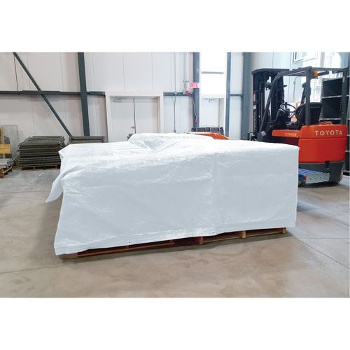 B&acirc;che isol&eacute;e, Poly&eacute;thyl&egrave;ne, Blanc, 20' x 12' x 8 mils Toolneeds Inc.