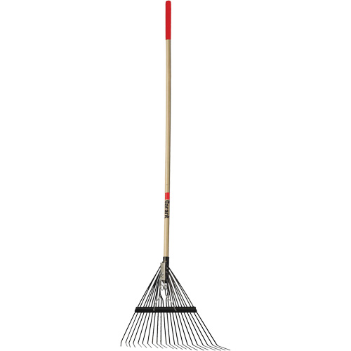 Lawn Rake, 24 Tines, Hardwood Handle, Steel Blade Toolneeds Inc.