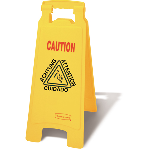 Wet Floor Safety Signs, Quadrilingual with Pictogram Toolneeds Inc.