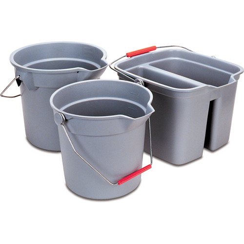 Seau Brute, Capacit&eacute; de 3.5 gal. US (14 pintes), Gris Toolneeds Inc.