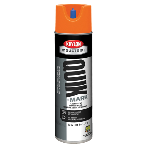 Peinture de marquage industrielle invers&eacute;e &agrave; base de solvant Quik-Mark, 17 oz, Canette a&eacute;rosol Toolneeds Inc.