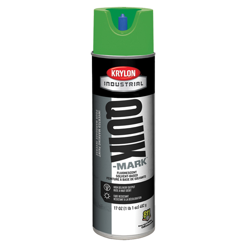 Industrial Quik-Mark Solvent-Based Inverted Marking Paint, 17 oz., Aerosol Can Toolneeds Inc.