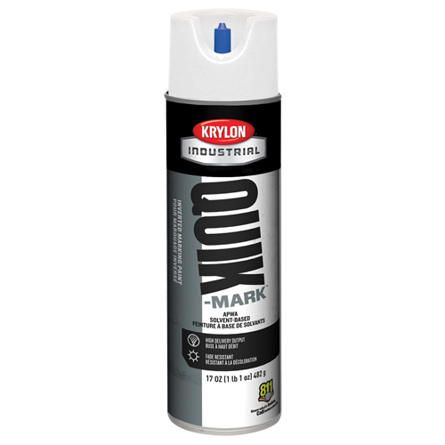 Industrial Quik-Mark Solvent-Based Inverted Marking Paint, 17 oz., Aerosol Can Toolneeds Inc.