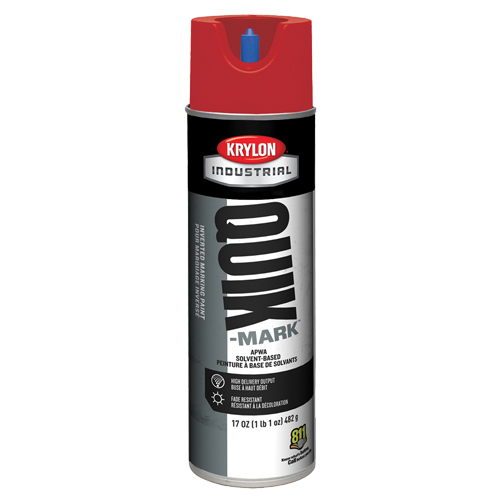 Industrial Quik-Mark Solvent-Based Inverted Marking Paint, 17 oz., Aerosol Can Toolneeds Inc.