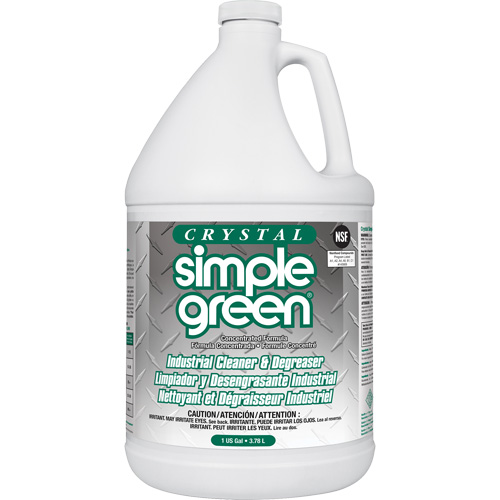 Crystal Simple Green&reg; Industrial Cleaner & Degreaser, 1 gal., Jug Toolneeds Inc.
