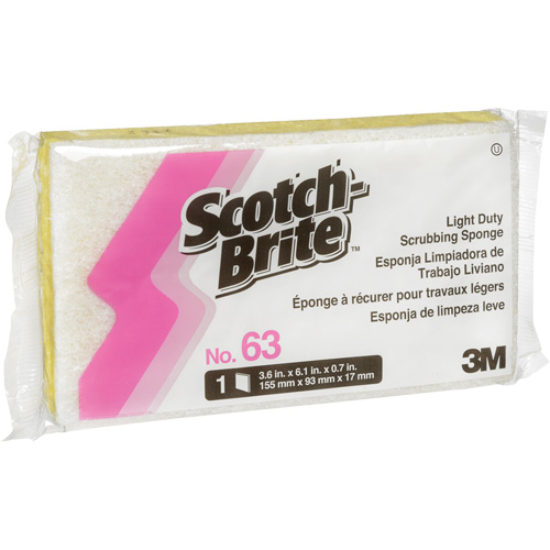 &eacute;ponge &agrave; r&eacute;curer pour les petits travaux Scotch-Brite, Cellulose/&agrave; r&eacute;curer, 3-1/2" la x 6" l Toolneeds Inc.