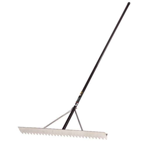 Pro Asphalt Rake, 36" W, Aluminum Blade, 28 Tines Toolneeds Inc.