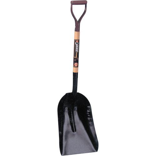 Pelles &agrave; grain & &agrave; charbon, Bois, Lame Acier durci, Manche Prise en D, 27-3/4" Longueur Toolneeds Inc.