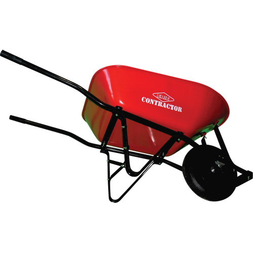 Contractor Wheelbarrow, 6 cu. ft., Steel Tray Toolneeds Inc.
