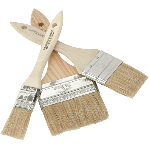Chip Paint Brush, White China, Wood Handle, 1" Width Toolneeds Inc.