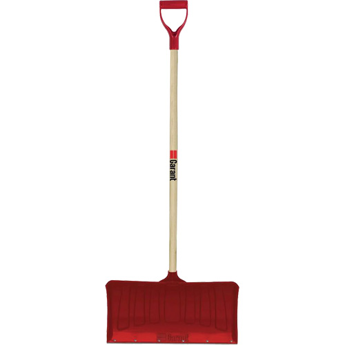 Red Snow Pusher, Polypropylene Blade, D-Grip Handle, 20-3/4" W Toolneeds Inc.