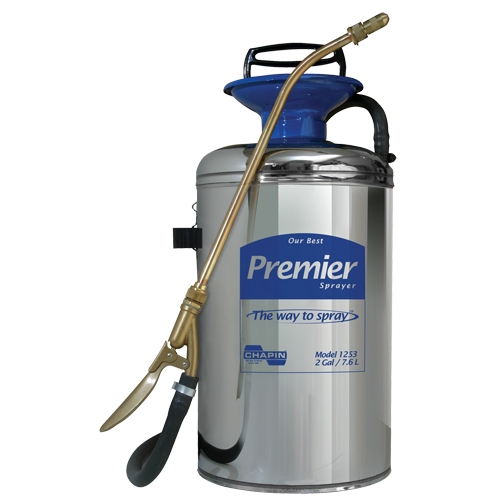 Premier Series Pro Sprayer, 2 gal. (7.6 L), Stainless Steel, 12" Wand Toolneeds Inc.