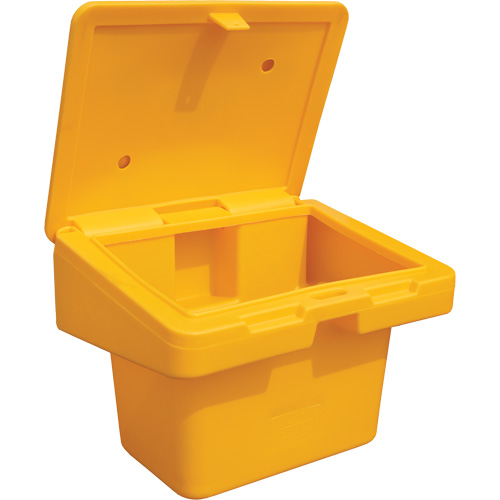 Contenants pour sel & sable SOS, Avec Moraillon, 30" x 24" x 24", 5,5 pi³, Jaune Toolneeds Inc.