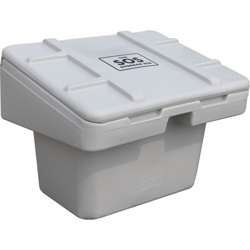 Contenants pour sel & sable SOS, Avec Moraillon, 30" x 24" x 24", 5,5 pi³, Gris Toolneeds Inc.