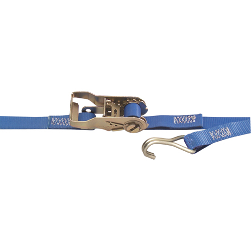 Heavy-Duty Utility Straps, Wire Hook, 1" W x 13' L, 167 lbs. (76 kg) Working Load Limit Toolneeds Inc.