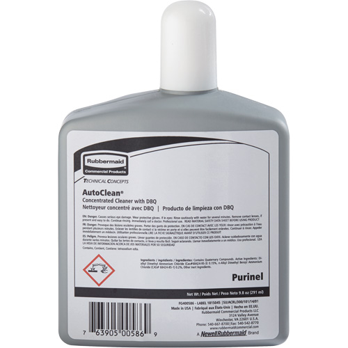 Produit d'entretien pour drain et nettoyeur de cuvette de rechange AutoClean de Purinel, 9,8 oz, Bouteille Toolneeds Inc.
