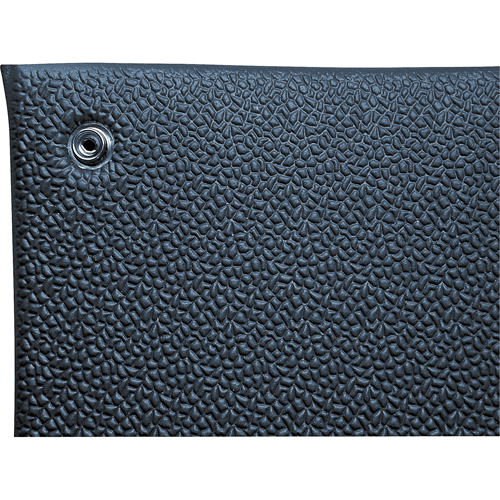 Tapis Comfort-King antistatique, 2' la x 3' lo x 3/8" &eacute;p, Rugueux, Bleu Toolneeds Inc.