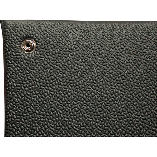 Tapis Comfort-King antistatique, 3' la x 60' lo x 3/8" &eacute;p, Rugueux, Gris Toolneeds Inc.