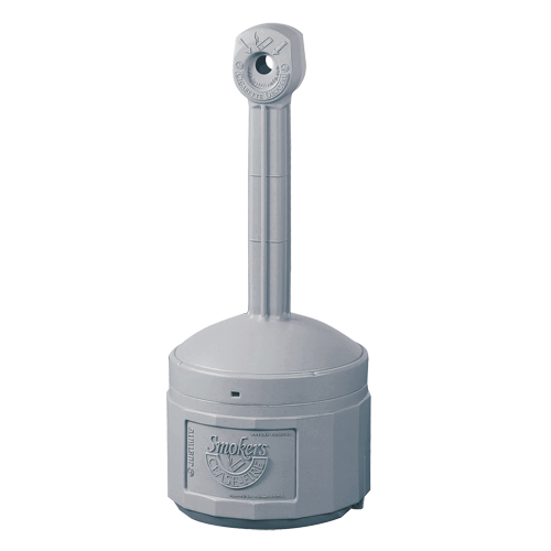Smokers Cease-Fire&reg; Cigarette Butt Receptacle, Free-Standing, Plastic, 4 US gal. Capacity, 38-1/2" Height Toolneeds Inc.