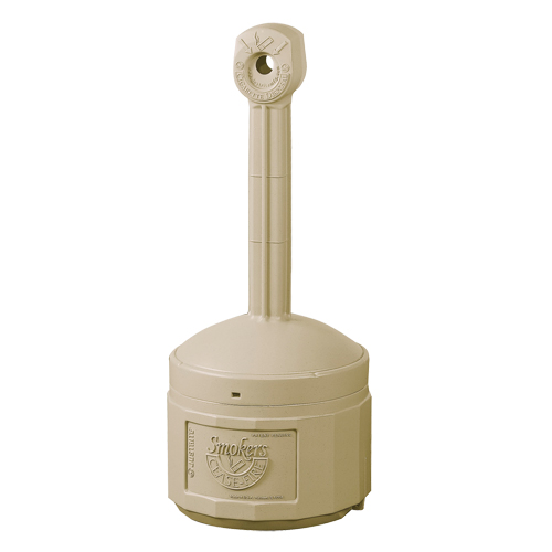 Cendriers Smoker's Cease-Fire, Sur pied, Plastique, Capacit&eacute; 4 gal. US, Hauteur 38-1/2" Toolneeds Inc.