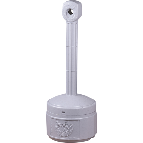 Smokers Cease-Fire&reg; Cigarette Butt Receptacle, Free-Standing, Plastic, 1 US gal. Capacity, 30" Height Toolneeds Inc.