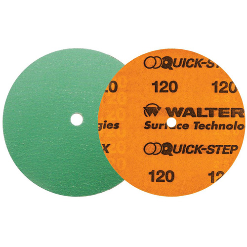 Quick-Step XX Sanding Disc, 6" Dia., 120 Grit, Ceramic Toolneeds Inc.
