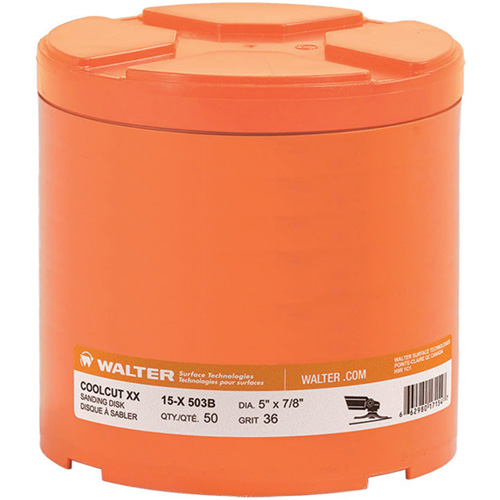 Coolcut XX Sanding Disc, Aluminum Oxide/Ceramic, 60, 5" Dia x 7/8" Arbor Toolneeds Inc.