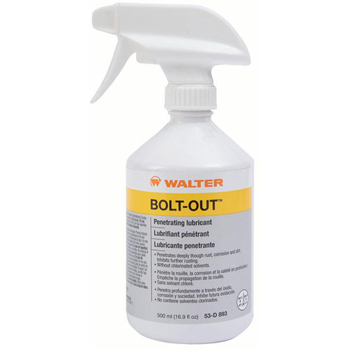Empty Refillable Trigger Sprayer for BOLT-OUT, Round, 500 ml, Plastic Toolneeds Inc.