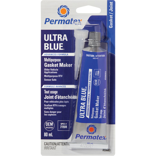 Ultra Blue&reg; Gasket Maker, 80 ml, Tube, Blue Toolneeds Inc.
