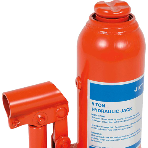 JHJ-8 Super Heavy-Duty Bottle Jack, 8 Ton(s), 15-3/8" Raised Height Toolneeds Inc.