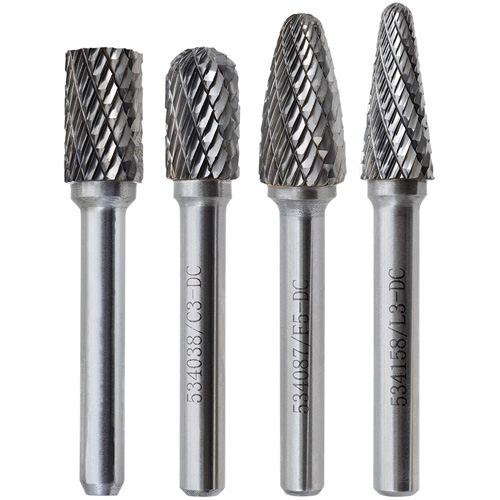 Jeu de fraises au carbure de premi&egrave;re qualit&eacute; CBHP-4, 4 morcea Toolneeds Inc.
