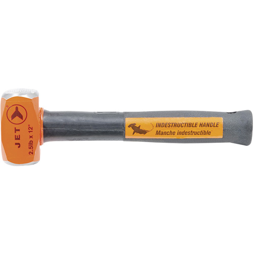 Indestructible Handle Sledge Hammer, 2.5 lbs., 12", Tubular Steel Handle Toolneeds Inc.