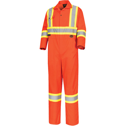 5514 Combinaison de s&eacute;curit&eacute; haute visibilit&eacute;, 36, Orange haute visibilit&eacute; Toolneeds Inc.